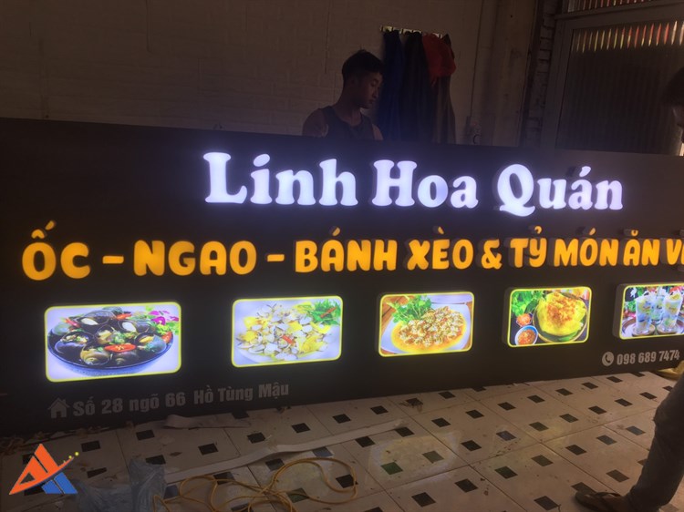Biển Quảng Cáo Nhà Hàng Mẫu Mới - A04